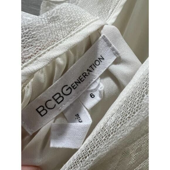 BCBGeneration Smocked Halter Dress Size 6 - Picture 5 of 7